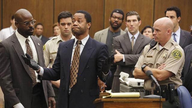 Cuba Gooding Jr in a still from American Crime Story: The People v OJ Simpson. (FX) Cuba Gooding Jr in a still from American Crime Story: The People v OJ Simpson. (FX)