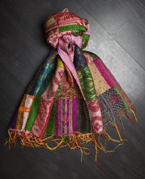 A colourful scarf from Dilli Haat (Photo: Aalok Soni/HT)