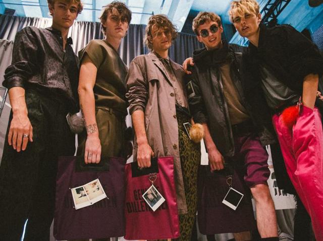 German-born, US-based designer Robert Geller returned to his roots for a post-punk-inspired Spring 2017 collection. Go behind the scenes of the show, here. (Instagram) German-born, US-based designer Robert Geller returned to his roots for a post-punk-inspired Spring 2017 collection. Go behind the scenes of the show, here. (Instagram)
