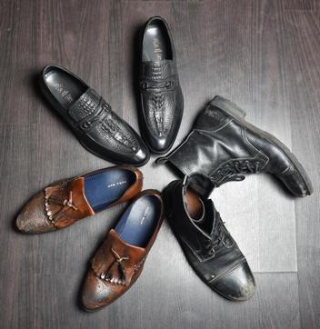 Rocky S’ collection of shoes (Photo: Aalok Soni/HT)