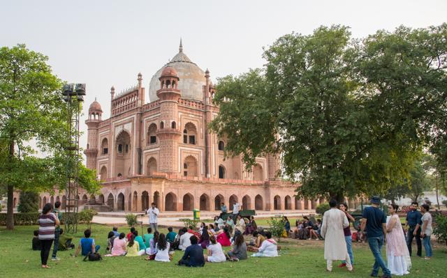 Delhi Karavan during a walk at Safdarjung Tomb. (Raj Prajapati)