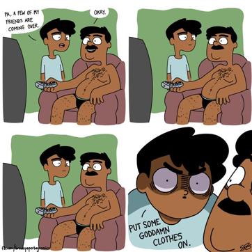 Untitled comic strip from Brown Paperbag (Sailesh Gopalan) Untitled comic strip from Brown Paperbag (Sailesh Gopalan)