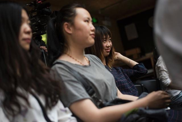 Chinese students during a course by Xie Shu. (AFP) Chinese students during a course by Xie Shu. (AFP)