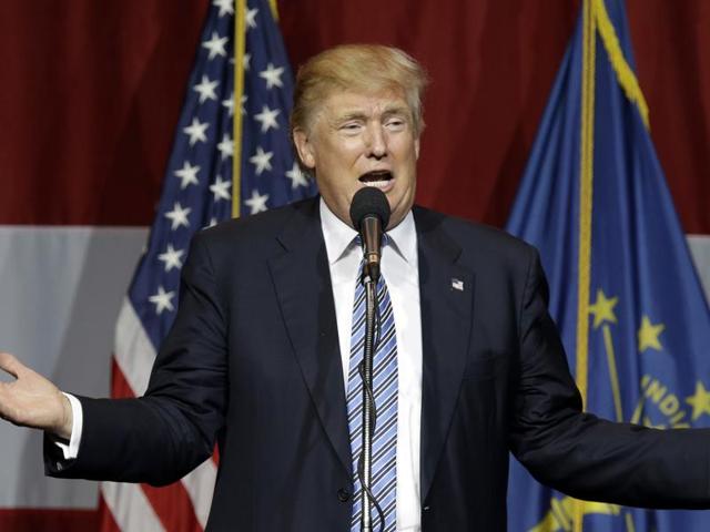 Republican Donald Trump said he would announce his choice in New York on Friday. (AP Photo) Republican Donald Trump said he would announce his choice in New York on Friday. (AP Photo)