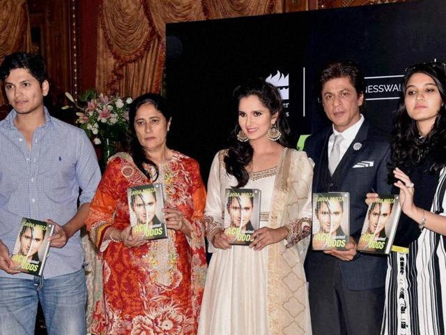 Sania Mirza’s family members were also present at the event. (PTI) 