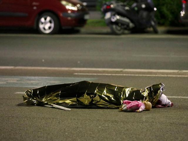 A body is seen on the ground July following the deadly truck attack in Nice. (REUTERS) A body is seen on the ground July following the deadly truck attack in Nice. (REUTERS)