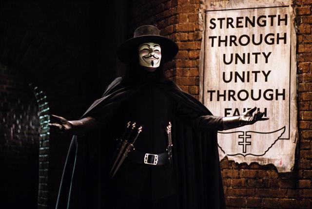 Beneath this mask, there is more than flesh. Beneath this mask is an idea. And deas are bulletproof. Beneath this mask, there is more than flesh. Beneath this mask is an idea. And deas are bulletproof.