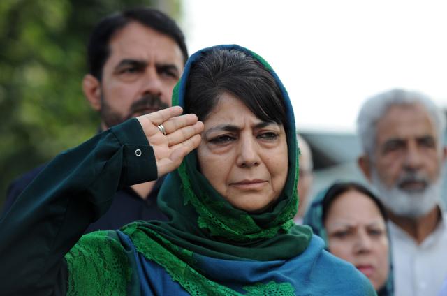 The killing of Burhan Wani saw Jammu and Kashmir chief minister Mehbooba Mufti retreat into a shell. In this picture, Mufti is seen attending a ceremony to mark 84th anniversary of Martyr's Day in Srinagar on July 13, 2016. (AFP Photo/ Tauseef Mustafa) The killing of Burhan Wani saw Jammu and Kashmir chief minister Mehbooba Mufti retreat into a shell. In this picture, Mufti is seen attending a ceremony to mark 84th anniversary of Martyr's Day in Srinagar on July 13, 2016. (AFP Photo/ Tauseef Mustafa)