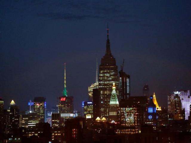 The spire of the Empire State Building remains unlit in honour of the victims of the Nice attacks in Manhattan, New York. (Reuters Photo) The spire of the Empire State Building remains unlit in honour of the victims of the Nice attacks in Manhattan, New York. (Reuters Photo)
