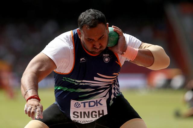 Inderjeet Singh, the India and Asia men’s shot put No 1 said he had put in a request for funding of his coach’s trip to the Athletics Federation of India.(Getty Images) Inderjeet Singh, the India and Asia men’s shot put No 1 said he had put in a request for funding of his coach’s trip to the Athletics Federation of India.(Getty Images)