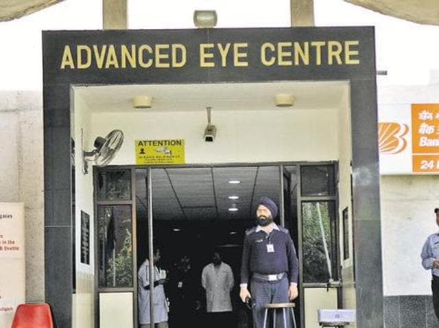 The complaint includes a report prepared by Dr AK Jain, acting head, ophthalmology department; request for purchase of Avastin drug; and the cash memo showing that the drug was bought from a local chemist, Kumar and Company. (HT File) The complaint includes a report prepared by Dr AK Jain, acting head, ophthalmology department; request for purchase of Avastin drug; and the cash memo showing that the drug was bought from a local chemist, Kumar and Company. (HT File)
