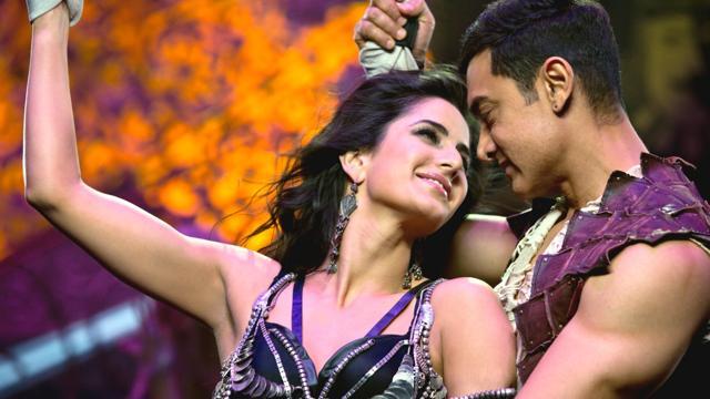 Katrina Kaif starred alongside Aamir Khan in Dhoom:3. Katrina Kaif starred alongside Aamir Khan in Dhoom:3.