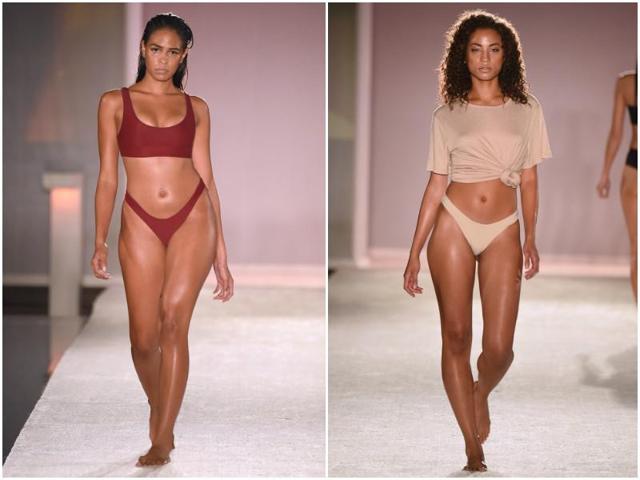 Models walk down the runway during the Keva J swimwear show. (AP Photos) Models walk down the runway during the Keva J swimwear show. (AP Photos)