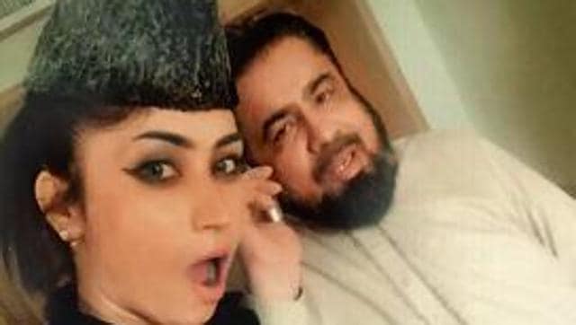 Qandeel Baloch had posted three selfies of herself with cleric Mufti Abdul Qavi on her Facebook page. (Facebook) Qandeel Baloch had posted three selfies of herself with cleric Mufti Abdul Qavi on her Facebook page. (Facebook)