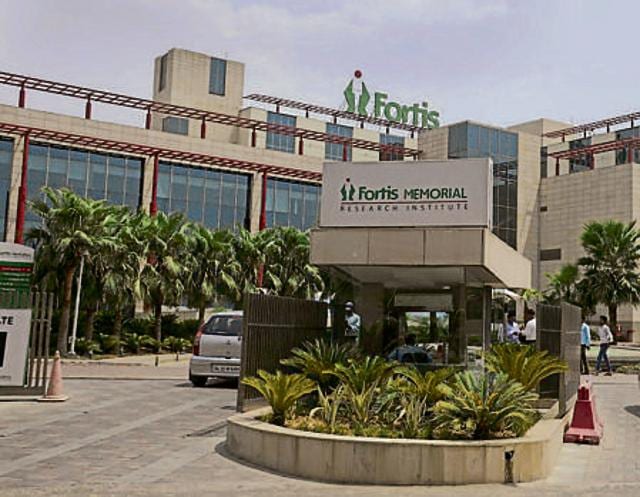 Fortis Hospital treated 12 cases. (Parveen Kumar/HT File) Fortis Hospital treated 12 cases. (Parveen Kumar/HT File)
