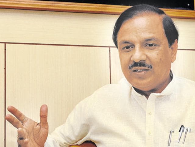 Culture minister Mahesh Sharma says the idea was to create a comprehensive profile of all cultural personalities and rank them according to their popularity, age and experience.(Burhaan Kinu/ HT file photo)