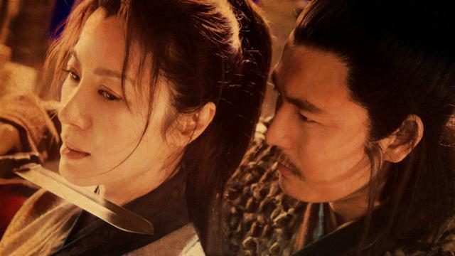 Leon Dai with actor Michelle Yeoh in The Assassin. Leon Dai with actor Michelle Yeoh in The Assassin.