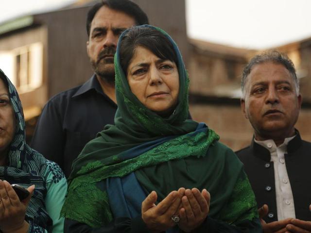 Jammu and Kashmir CM Mehbooba Mufti has convened an all party meeting on July 21, 10 days after the killing of young Hizbul Mujahideen commander Burhan Wani. (AP file photo) Jammu and Kashmir CM Mehbooba Mufti has convened an all party meeting on July 21, 10 days after the killing of young Hizbul Mujahideen commander Burhan Wani. (AP file photo)