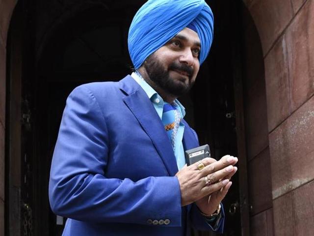 Former Indian cricketer Navjot Singh Sidhu resigned from his Rajya Sabha MP position on Monday, citing that his appointment wasn’t helping Punjab. Speculation is rife that he will move to the Aam Aadmi Party, which if comes true, will be a shot in the arm for the Delhi-based party.(Sonu Mehta/HT Photo)