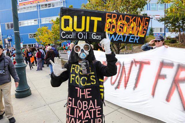 The process of extracting natural gas by hydraulic fracturing, which is also known as fracking, poisons the environment, and has met with protests across the world. (Shutterstock) The process of extracting natural gas by hydraulic fracturing, which is also known as fracking, poisons the environment, and has met with protests across the world. (Shutterstock)