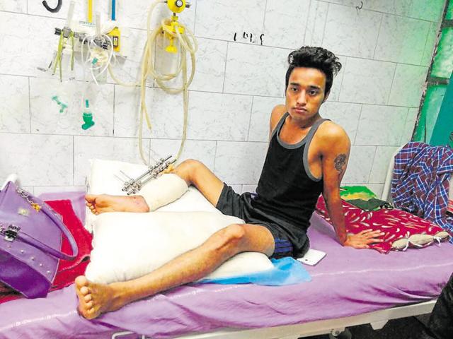 An injured youth from the Northeast gets treated at a discount at one of the designated private hospitals in NCR. An injured youth from the Northeast gets treated at a discount at one of the designated private hospitals in NCR.