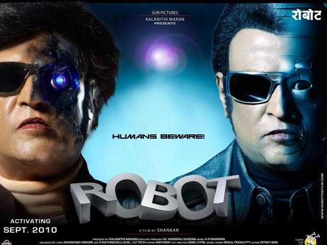 Come Friday, Rajinikanth’s ambitious new film, Kabali, will hit the screens. The actor is looking to reinvent himself after two successive flops. Here’s a look at his different looks over the years. Enthiran (2010) saw Rajinikanth play a robot and a scientist. Check out the actor -- all metal and emotionless.