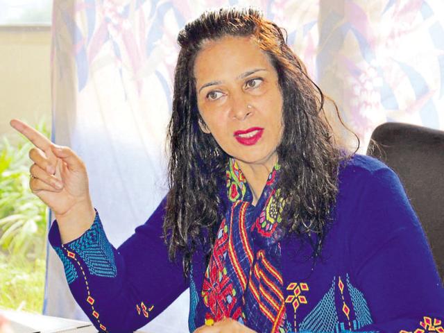 Navjot Kaur Sidhu triggered a buzz earlier this year by advocating a split with the SAD ahead of the election.(HT File Photo)