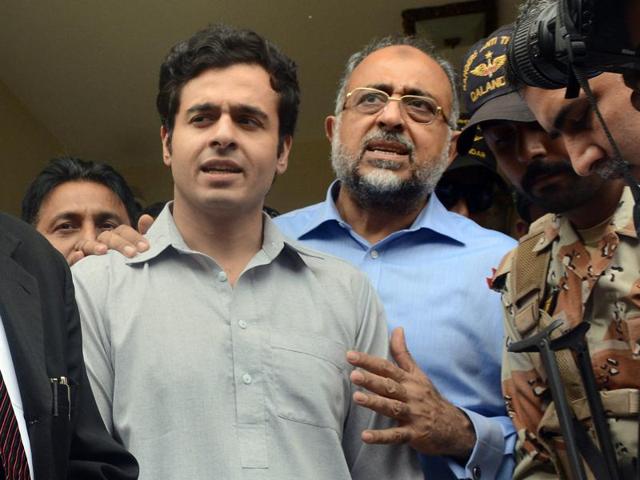 Awais Ali Shah (right) speaks to journalists in Karachi with his father Sajjad Ali Shah, chief justice of Sindh high court, after he was rescued from his kidnappers on Tuesday. In a pre-dawn operation near the tribal region, the Pakistan Army and paramilitary troops Awais Ali Shah, who was kidnapped last month in southern Sindh province by a splinter group of the Taliban. (AP) Awais Ali Shah (right) speaks to journalists in Karachi with his father Sajjad Ali Shah, chief justice of Sindh high court, after he was rescued from his kidnappers on Tuesday. In a pre-dawn operation near the tribal region, the Pakistan Army and paramilitary troops Awais Ali Shah, who was kidnapped last month in southern Sindh province by a splinter group of the Taliban. (AP)