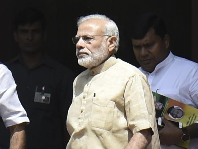 Prime Minister Narendra Modi with chief ministers during a Niti Aayog meeting. (HT File Photo) Prime Minister Narendra Modi with chief ministers during a Niti Aayog meeting. (HT File Photo)