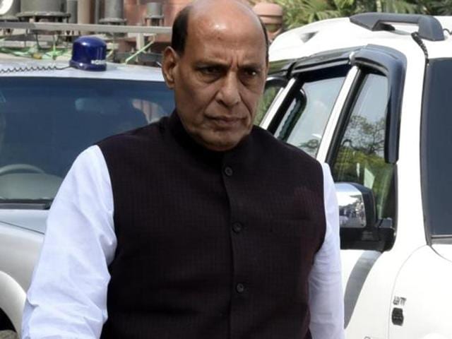 Home minister Rajnath Singh (Sonu Mehta/HT Photo) Home minister Rajnath Singh (Sonu Mehta/HT Photo)