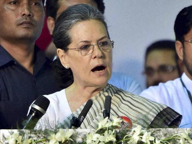 Congress chief Sonia Gandhi is set to raise the issue of atrocities against Dalits in Parliament, particularly the recent case from Gujarat where four Dalit boys were stripped and thrashed brutally on charges of skinning a dead cow.(PTI File Photo)