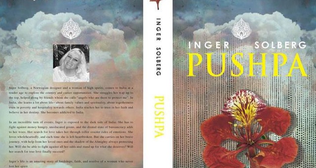 The book jacket of Pushpa, by Inger Solberg. (Facebook)