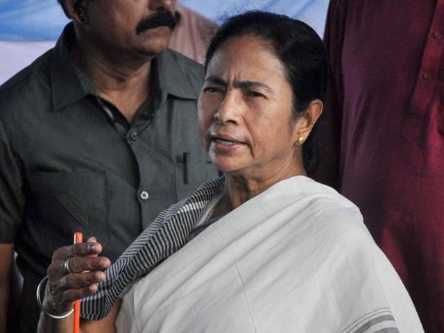 West Bengal chief minister Mamata Banerjee at Uttarkanya near Siliguri.(PTI File Photo)