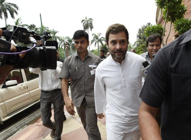 Congress vice-president Rahul Gandhi had moved the Supreme Court for quashing of a defamation case against him over his accusation that the RSS assassinated Mahatma Gandhi.(Arvind Yadav/ HT Photo) Congress vice-president Rahul Gandhi had moved the Supreme Court for quashing of a defamation case against him over his accusation that the RSS assassinated Mahatma Gandhi.(Arvind Yadav/ HT Photo)