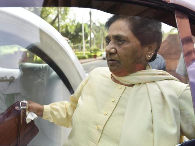 Bahujan Samaj Party chief and Rajya Sabha MP Mayawati.(Vipin Kumar/HT Photo)