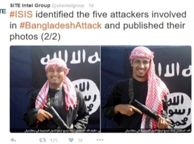 Suspected members of a homegrown terror group murdered 20 people including 18 foreigners after they attacked an upscale cafe in Dhaka earlier this month. (Reuters) Suspected members of a homegrown terror group murdered 20 people including 18 foreigners after they attacked an upscale cafe in Dhaka earlier this month. (Reuters)