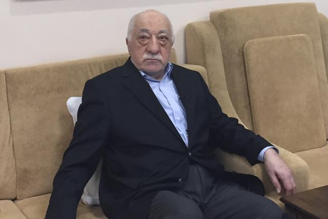 Turkish cleric and opponent to the Erdogan regime Fethullah Gülen adresses at his residence in Saylorsburg, Pennsylvania on Monday. The US-based cleric was accused by Ankara of orchestrating Friday's military coup attempt but he firmly denied involvement, also condemning the action "in the strongest terms". (AFP) Turkish cleric and opponent to the Erdogan regime Fethullah Gülen adresses at his residence in Saylorsburg, Pennsylvania on Monday. The US-based cleric was accused by Ankara of orchestrating Friday's military coup attempt but he firmly denied involvement, also condemning the action "in the strongest terms". (AFP)