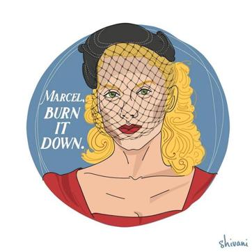 “Marcel, burn it down.” —Shosanna, played by Mélanie Laurent in Inglourious Basterds (2009) (Facebook) “Marcel, burn it down.” —Shosanna, played by Mélanie Laurent in Inglourious Basterds (2009) (Facebook)