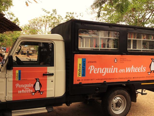 Penguin India’s initiative, Penguin on Wheels, is a truck-bookshop that sells books of the publishing house.