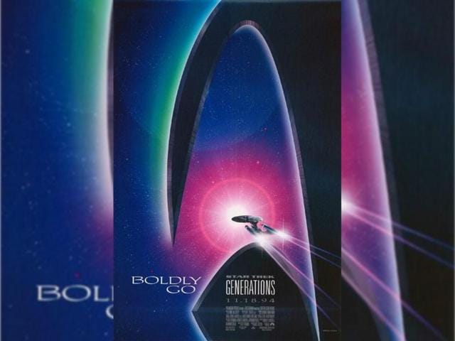 Star Trek Generations (1994) - Captain Picard, with the help of supposedly dead Captain Kirk, must stop a madman willing to murder on a planetary scale in order to enter an energy ribbon. (Paramount Pictures) Star Trek Generations (1994) - Captain Picard, with the help of supposedly dead Captain Kirk, must stop a madman willing to murder on a planetary scale in order to enter an energy ribbon. (Paramount Pictures)