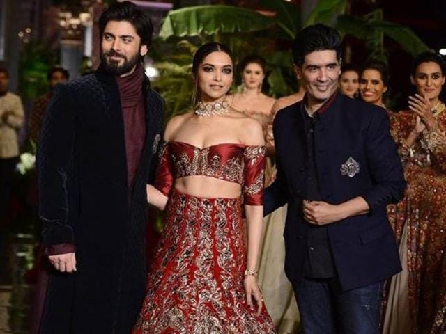 But when the stunning duo of actress Deepika Padukone and Pakistani actor in Bollywood Fawad Khan walked the ramp at the fashion week opener, our jaws dropped on the floor. Literally.  (Instagram) 
