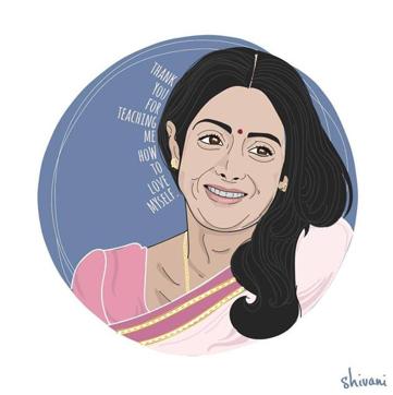 “Thank you for teaching me how to love myself.” —Shashi, played by Sridevi in English Vinglish (2012) (Facebook) “Thank you for teaching me how to love myself.” —Shashi, played by Sridevi in English Vinglish (2012) (Facebook)