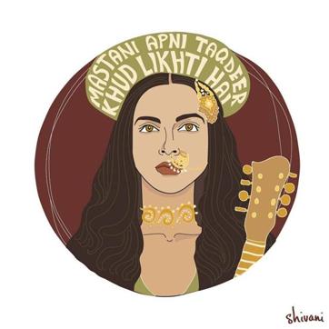 “Mastani apni taqdeer khud likhti hai.” (Mastani writes her own destiny.) —Mastani, played by Deepika Padukone in Bajirao Mastani (2015) (Facebook) “Mastani apni taqdeer khud likhti hai.” (Mastani writes her own destiny.) —Mastani, played by Deepika Padukone in Bajirao Mastani (2015) (Facebook)