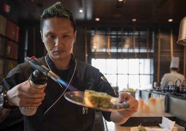 Chef Venecio Cadavida, Japanese chef, Dashanzi, JW Marriott, Juhu (Photo: Satish Bate/HT )