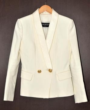 A white Balmain blazer; Zara, H&amp;M and Forever 21 are the actor’s go-to brands (Photo: Vidya Subramanian/HT)
