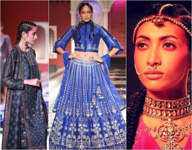 Boxer braids at Anita Dongre’s show. (Amal KS/ HT Photo (left) and Instagram) Boxer braids at Anita Dongre’s show. (Amal KS/ HT Photo (left) and Instagram)