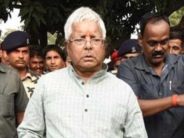 RJD chief Lalu Prasad Yadav addresses a press conference in Patna, Bihar.(PTI File Photo) RJD chief Lalu Prasad Yadav addresses a press conference in Patna, Bihar.(PTI File Photo)