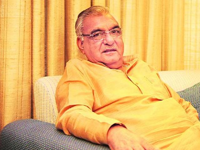 File photo of former Haryana CM BS Hooda. Hooda has been booked by ED in a money laundering case.