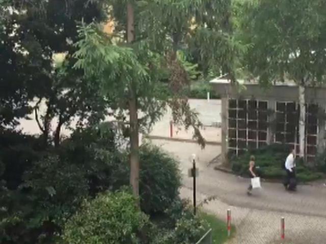 In this frame grab taken from video, people run from the Olympia Einkaufszentrum shopping centre after a shooting, in Munich. (AP Photo) In this frame grab taken from video, people run from the Olympia Einkaufszentrum shopping centre after a shooting, in Munich. (AP Photo)