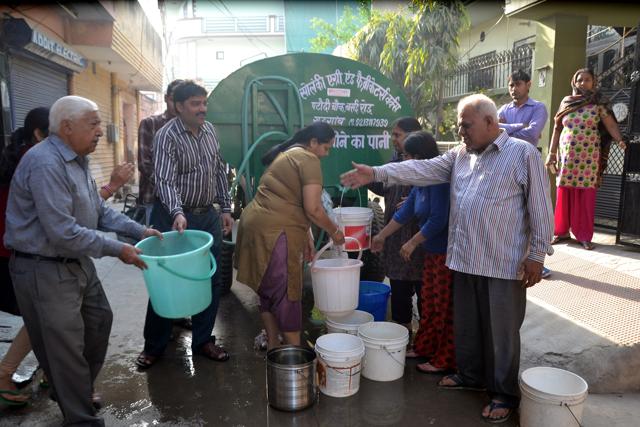 According to a DJB official, the repair work will be completed by Tuesday afternoon. (HT File) According to a DJB official, the repair work will be completed by Tuesday afternoon. (HT File)